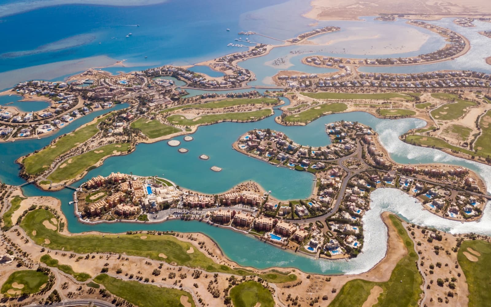 Private El Gouna Stadtrundfahrt ab Hurghada